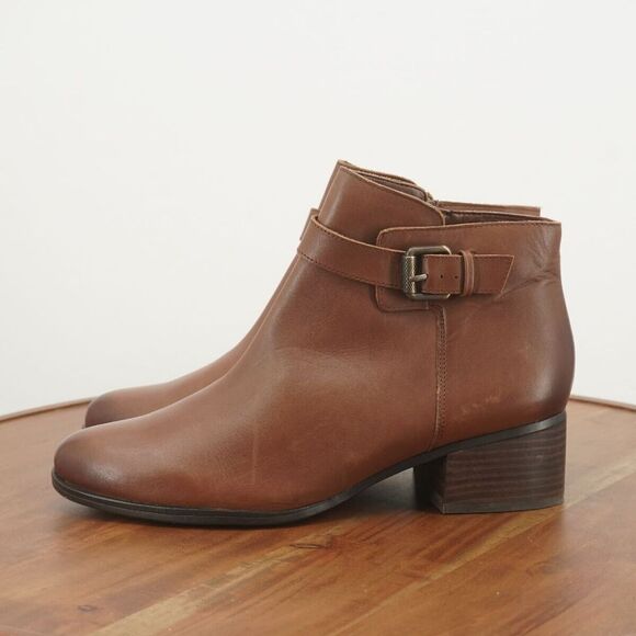 Naturalizer Brown Ankle Boots - Picture 4 of 9